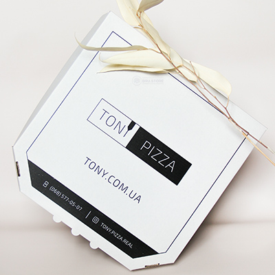 коробка для пиццы с олго тони пицца