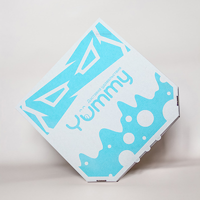 коробка для пиццы с лого яммио