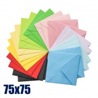 Цветные конверты 75x75