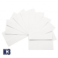 Конверты из мелованной бумаги К3 (110х80)