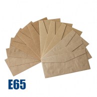 Крафтовые конверты Е65 / (1/3 А4) - 220 x 110 мм-1