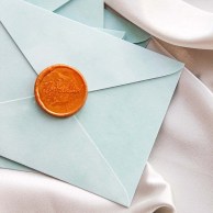 Конверт бархатный С4 мята (150г/м2), треугольный клапан-3