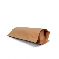 Дой пак крафт + металл 240x140x80 зип (250г)--2