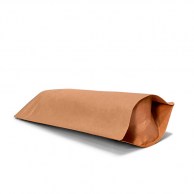 Дой пак крафт + металл 380x210x110 зип (1 кг)--2
