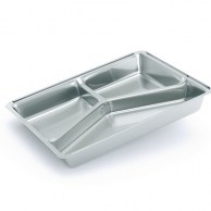 Алюминиевый контейнер трехсекционный 190/220/160 мл (227x177х30 мм) / MR3-28L--1