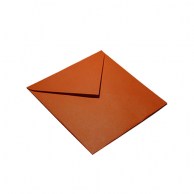 Конверт цветной оранжевый 75x75 с треугольным клапаном 240 saffron 80 г/м2