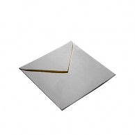 Конверт цветной платиновый 75x75 с треугольным клапаном 272 platinum 80 г/м2