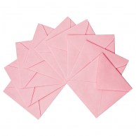 Конверт цветной розовый 75x75 с треугольным клапаном IT 170 pink 160 г/м2-1