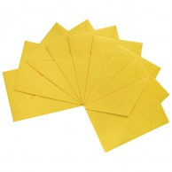 Цветной конверт лимонный С5, треугольный клапан IT 210 lemon 80 г/м2-1