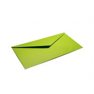 Цветной конверт зеленый Е65, треугольный 321 green 80 г/м2
