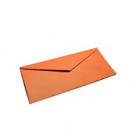 Цветной конверт оранжевый Е65, треугольный клапан 371 orange 80 г/м2