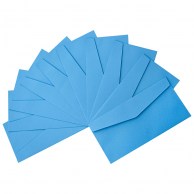 Конверт цветной синий Е65 с треугольным клапаном IT 220 turquoise 160 г/м2-1
