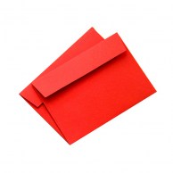 Конверт цветной красный К7 с прямоугольным клапаном IT 250  Red 80 г/м2-1