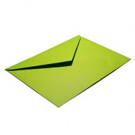 Цветной конверт зеленый С5, треугольный клапан IT 321 green 80 г/м2