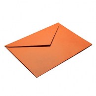 Цветной конверт оранжевый С5, треугольный клапан IT 371 orange 80 г/м2