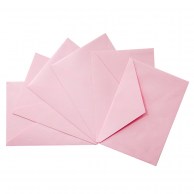 Цветной конверт нежно-розовый С5, треугольный клапан IT 140 rose 80 г/м2-1