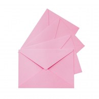 Конверт цветной розовый С5 с треугольным клапаном IT 170 pink 80 г/м2-1