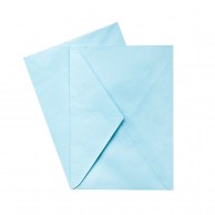 Цветной конверт голубой С5, треугольный клапан IT 180 blue 80 г/м2-1