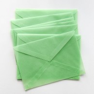 Конверт из кальки мятный С4 (90г/м2) 229х324 мм с треугольным клапаном-2
