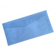 Конверт из кальки голубой Е65 (90г/м2) 220х110 мм с треугольным клапаном-1