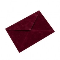 Бархатный конверт марсала С4 (150г/м2) 229х324 мм с треугольным клапаном-2