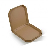 Коробка для пиццы 330x330x35 мм бурая Classic - 2