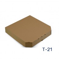 Коробка для пиццы Eco classic 200х200х35 мм бурая--1