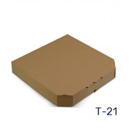 Коробка для пиццы Eco classic 400х400х35 мм бурая--1