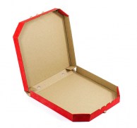 Коробка для пиццы 350x350x35 мм красная Classic-2