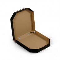 Коробка для пиццы 350x350x35 мм черная Classic-2
