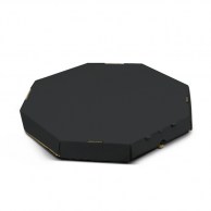 Восьмиугольная коробка для пиццы 450х450x35 мм черная Octagon-1