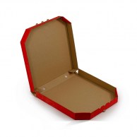 Коробка для пиццы 330x330x35 мм красная Classic-2