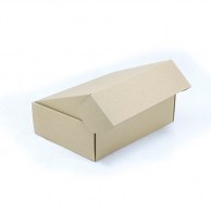 Картонная самосборная коробка 24х17х10 см (1 кг) бурая-1