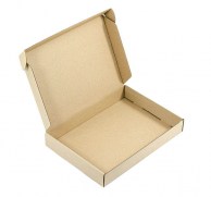 Коробка картонная самосборная 34х24х5 см (1 кг) бурая-1