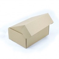 Картонная коробка самосборная бурая 34х18х8 см (1 кг)-1