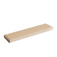 Картонная коробка 40x12,4x2 см самосборная бурая-1