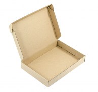 Картонная коробка 44x25x5 см самосборная бурая-2