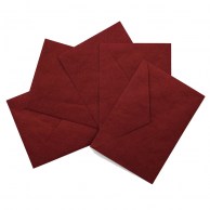 Цветной крафт конверт бордо С4 (80г/м2) 229х324 мм, треугольный клапан-1