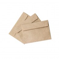 Крафт конверт К3 (80х110) 70 г/м2 (прямоугольный клапан)-1