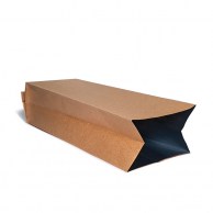 Пакет с центральным швом крафт+металл 320х90х30 (500 г)--3