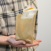 Пакет саше 170x70x40 мм (бумажный) крафт 38гр/м2--2
