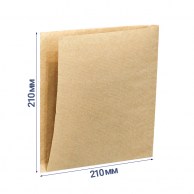 Пакет саше уголок 210x210 мм (бумажный) крафт 38гр/м2-2