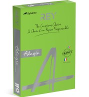 Темно-зеленая цветная бумага формата А4 160 г/м²  REY Adagio | Купить в BruStore