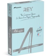 Нежно-голубая цветная бумага формата А4 160 г/м²  REY Adagio | Купить в BruStore