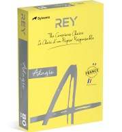 Желтая цветная бумага формата А4 160 г/м²  REY Adagio | Купить в BruStore