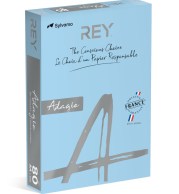 Ярко-голубая цветная бумага формата А4 80 г/м²   REY Adagio | Купить в BruStore