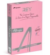 Розовая цветная бумага формата А4 80 г/м²   REY Adagio | Купить в BruStore