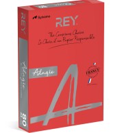 Красная цветная бумага формата А4 80 г/м²  REY Adagio | Купить в BruStore