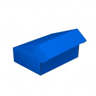 Коробка самосборная синяя картонная 24х17х10 см ( 1 кг)-1