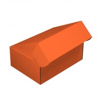 Коробка самосборная оранжевая 34х18х8 см ( 1 кг)-1